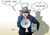 Cartoon: NSA Kanzler (small) by Erl tagged nsa,geheimdienst,usa,abören,überwachen,abhöraffäre,bundeskanzlerin,angela,merkel,bundeskanzler,gerhard,schröder,freund,feind,datenschutz,recht,unrecht,uncle,sam,karikatur,erl