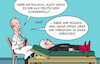 Cartoon: Offenes Wort I (small) by Erl tagged politik,nahost,terror,hamas,reaktion,israel,gaza,humanitäre,katastrophe,kritik,merz,deutschland,karikatur,erl
