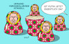 Cartoon: Putin in Istanbul (small) by Erl tagged politik,krieg,überfall,russland,ukraine,verhandlungen,istanbul,teilname,putin,ungewiss,matrjoschka,karikatur,erl