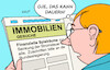 Cartoon: Raumnot überall (small) by Erl tagged politik,bundesregierung,senkung,stromsteuer,alle,finanzielle,spielräume,immobilien,suche,karikatur,erl