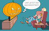 Cartoon: Schrecklichstes Halloween (small) by Erl tagged politik,halloween,schrecken,terror,krieg,gewalt,hass,nahost,russland,ukraine,menschen,menschheit,fernsehen,nachrichten,kürbis,karikatur,erl