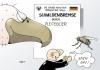 Cartoon: Schuldenbremse (small) by Erl tagged schulden,bremse,begrenzung,pleite,geier,politik,große,koalition,stechen,stich