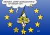 Cartoon: Schuldenkrise (small) by Erl tagged eu,europa,schulden,krise,euro,geld,haushalt,wirtschaft,wachstum,sparen,sparkurs,rezession,spanien,rating,agentur,ratingagentur,bbb,plus,monster,vorhang