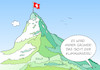 Cartoon: Schweiz (small) by Erl tagged schweiz,wahl,parlament,parlamentswahl,stimmen,gewinne,die,grünen,grünliberale,klima,klimawandel,erderwärmung,matterhorn,grün,karikatur,erl