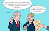 Cartoon: Souffleur (small) by Erl tagged politik,bundesregierung,rücktritt,arbeitsministerin,bas,nachfolger,schweitzer,spd,reformen,tempo,cdu,vereidigung,karikatur,erl