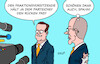Cartoon: Spahn liefert (small) by Erl tagged politik,cdu,csu,farktion,fraktionsvorsitz,jens,spahn,probleme,kanzler,merz,rücken,freihalten,rückenfrei,karikatur,erl