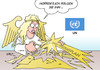 Cartoon: Syrien (small) by Erl tagged syrien,bürgerkrieg,diktator,assad,un,friedensplan,weihnachten,stern,weihnachtsstern,bethlehemstern,goldpapier,ausschneiden,schere,engel,frieden,friedensengel,karikatur,erl