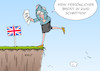 Cartoon: Theresa May (small) by Erl tagged politik,brexit,austritt,großbritannien,gb,uk,eu,europäische,union,theresa,may,management,mangelhaft,rücktritt,parteivorsitz,tories,premierministerin,karikatur,erl
