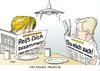 Cartoon: Traumehe (small) by Erl tagged union,cdu,csu,fdp,koalition,schwarz,gelb,streit,medien,interview,merkel,westerwelle