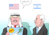 Cartoon: Trump Israel (small) by Erl tagged usa,präsident,donald,trump,reise,nahost,saudi,arabien,waffen,verkauf,deal,strategie,frieden,israel,ministerpräsident,benjamin,netanjahu,irritation,unberechenbarkeit,friedenstaube,prospekt,angebot,handel,karikatur,erl