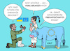 Cartoon: Ukraine EU (small) by Erl tagged politik,krieg,angriff,überfall,russland,ukraine,hoffnung,mitgliedschaft,eu,treffen,erwartungen,dämpfen,präsident,wolodymyr,selenskyj,eheringe,europa,stier,verlobungsringe,freundschaftsringe,karikatur,erl