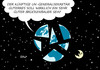 Cartoon: UN-Generalsekretär (small) by Erl tagged un,uno,generalsekretär,ban,ki,moon,amtszeit,ende,neu,künftig,antonio,guterres,portugal,brückenbauer,erde,welt,gespalten,krieg,armut,ungleichheit,terror,mond,weltall,karikatur,erl