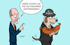Cartoon: Vertrauen (small) by Erl tagged politik,irankrieg,anstieg,spritpreis,regierung,bundestag,tankrabatt,ölkonzern,weitergabe,autofahrer,hund,wurst,kanzler,merz,karikatur,erl