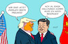 Cartoon: Was Politiker wirklich denken I (small) by Erl tagged politik,treffen,trump,xi,halloween,karikatur,erl