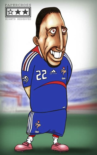 Cartoon: Frank Riberi veri cute bichiko (medium) by billfy tagged riberi,football,france,bayern,munchen,frankenstein