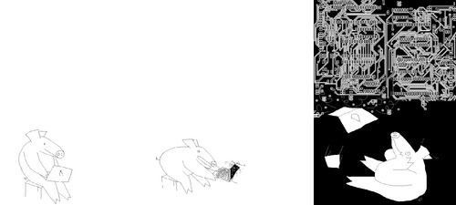 Cartoon: die aventüren des cochon no. 58 (medium) by cochon tagged adventure,cochon,pig,piglet,schwein