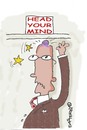 Cartoon: Head your mind (small) by EASTERBY tagged signs,danger,warnings