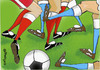 Cartoon: LEGBALL (small) by EASTERBY tagged football