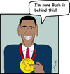 Cartoon: PP Obama (small) by EASTERBY tagged nobel,peace,prize