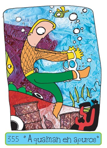 Cartoon: Aquaman in danger (medium) by Munguia tagged aquaman,world,sea,danger,munguia