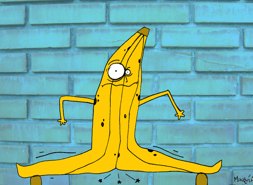 Cartoon: Banana Split (medium) by Munguia tagged banana,split,munguia,gym