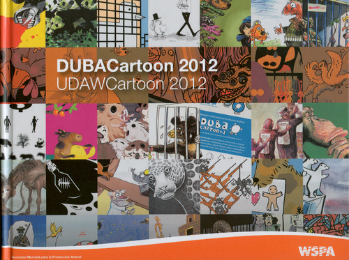 Cartoon: Dubacartoon Catalog (medium) by Munguia tagged duba,dubacartoon,humor,grafico,costa,rica,munguia,wspa,cartoon,book,cataloge
