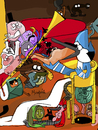 Cartoon: a regular Show (small) by Munguia tagged hieronymus bosch garden of earthly delights hell mordecai
