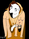 Cartoon: armino con mujer (small) by Munguia tagged greco,munguia,woman,naked,fure