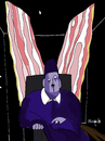 Cartoon: Bacon (small) by Munguia tagged figure with meat francis bacon pope