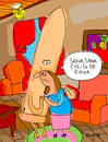 Cartoon: Consolador (small) by Munguia tagged consolador,sexo,vibrator,vibrador,dildo