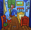Cartoon: el cuarto de Van Gogh (small) by Munguia tagged van,gogh,room,arles