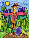 Cartoon: experiencia religiosa (small) by Munguia tagged calcamunguias scarecrow pray