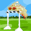 Cartoon: Flying Spaghetti Monster (small) by Munguia tagged beck odelay dog