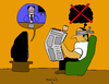 Cartoon: release the press (small) by Munguia tagged freedom,speech,press,politcs,media