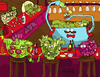 Cartoon: Salad Bar (small) by Munguia tagged salad,bar,drinking,pub