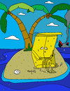 Cartoon: sobre viviente (small) by Munguia tagged sobreviviente,island,survivor,sobre,isla,playa,munguia,naufrago,barco