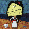 Cartoon: The Ducheese (small) by Munguia tagged duquesa,quesa,queso,cheese,duchess,of,alba,francisco,de,goya,famous,paintings,parodies,iconic,spoof,fine,art,classic,spain,paint,parodias,pinturas,famosas