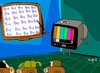 Cartoon: TV lessons (small) by Munguia tagged tv,buy
