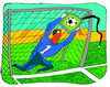Cartoon: TV portero (small) by Munguia tagged soccer,futbol,sports,munguia,costa,rica,world,cup,tv,television,broadcast,cable