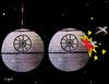 Cartoon: Twin death Stars of terrorism (small) by Munguia tagged september11,911,twin,towers,new,york,terror,usa,2001,star,wars,deathstar,lucas,munguia,terrorism,space
