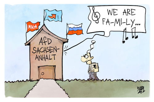Cartoon: AfD (medium) by Kostas Koufogiorgos tagged karikatur,koufogiorgos,afd,landesverband,sachsen,anhalt,karikatur,koufogiorgos,afd,landesverband,sachsen,anhalt