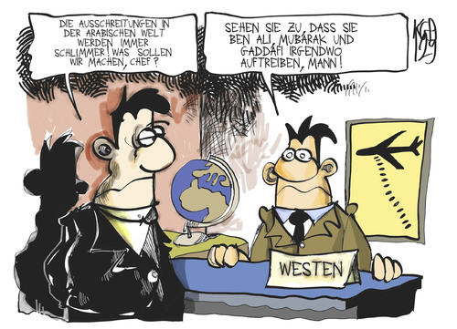 Cartoon: Arabischer Frühling (medium) by Kostas Koufogiorgos tagged arabischer,frühling,gaddafi,ben,ali,mubarak,ausschreitung,protest,unschuld,muslime,film,islamismusterrorismus,karikatur,westen,kostas,koufogiorgos,arabischer,frühling,gaddafi,ben,ali,mubarak,ausschreitung,protest,unschuld,muslime,film,islamismusterrorismus,karikatur,westen,kostas,koufogiorgos