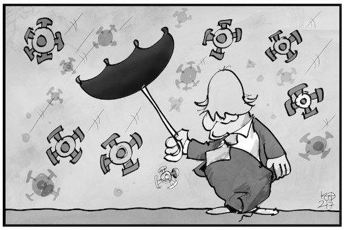 Cartoon: Boris Johnson (medium) by Kostas Koufogiorgos tagged karikatur,koufogiorgos,illustration,cartoon,johnson,england,pandemie,corona,virus,karikatur,koufogiorgos,illustration,cartoon,johnson,england,pandemie,corona,virus
