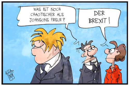 Cartoon: Brexit-Chaos (medium) by Kostas Koufogiorgos tagged karikatur,koufogiorgos,illustration,cartoon,brexit,chaos,frisur,johnson,uk,grossbritannien,karikatur,koufogiorgos,illustration,cartoon,brexit,chaos,frisur,johnson,uk,grossbritannien