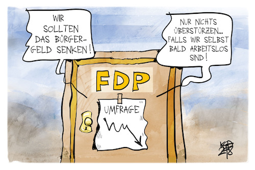 Cartoon: Bürgergeld (medium) by Kostas Koufogiorgos tagged karikatur,koufogiorgos,bürgergeld,fdp,arbeitslos,umfrage,sozialstaat,partei,tür,karikatur,koufogiorgos,bürgergeld,fdp,arbeitslos,umfrage,sozialstaat,partei,tür