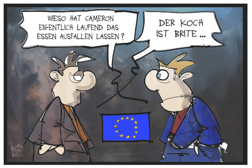 Cartoon: Cameron isst nichts (medium) by Kostas Koufogiorgos tagged karikatur,koufogiorgos,illustration,cartoon,cameron,essen,brite,englisch,küche,eu,europa,gipfel,politiker,brexit,karikatur,koufogiorgos,illustration,cartoon,cameron,essen,brite,englisch,küche,eu,europa,gipfel,politiker,brexit