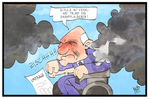 Cartoon: Dampfplauderer (medium) by Kostas Koufogiorgos tagged karikatur,koufogiorgos,illustration,cartoon,schäuble,dampf,dampfplauderer,umfrage,partei,konkurrenz,karikatur,koufogiorgos,illustration,cartoon,schäuble,dampf,dampfplauderer,umfrage,partei,konkurrenz