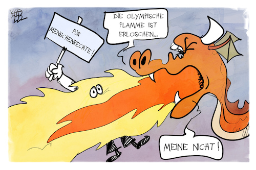 Die Olympische Flamme