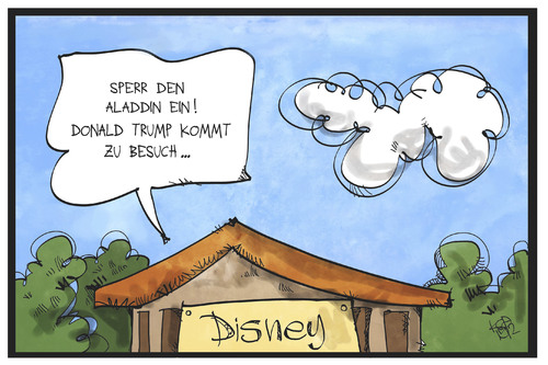 Cartoon: Donald Trump und die Muslime (medium) by Kostas Koufogiorgos tagged karikatur,koufogiorgos,illustration,cartoon,trump,usa,alladin,moslem,einreiseverbot,rassismus,disney,wunderlampe,karikatur,koufogiorgos,illustration,cartoon,trump,usa,alladin,moslem,einreiseverbot,rassismus,disney,wunderlampe