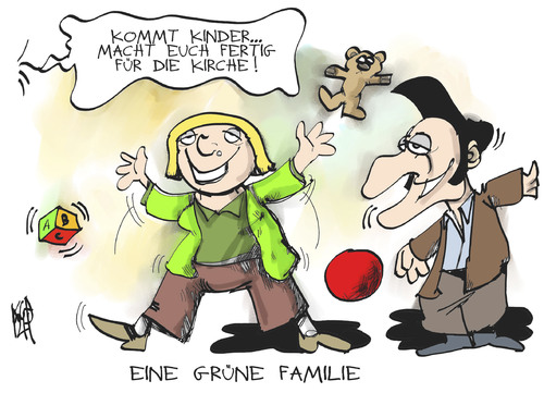 Eine schrecklich grüne Familie